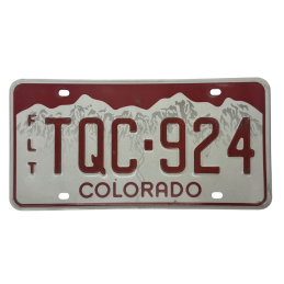 Colorado rendszám
