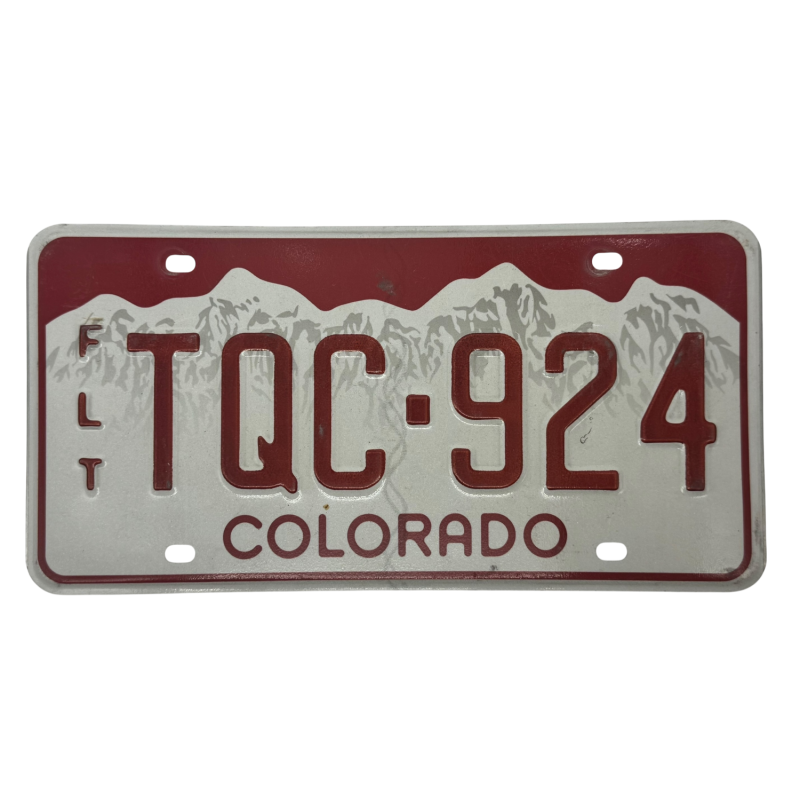 Colorado rendszám