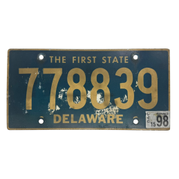 Delaware rendszám