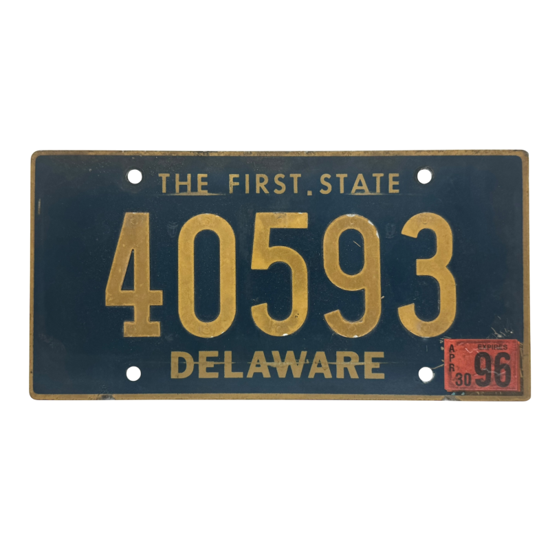 Delaware rendszám