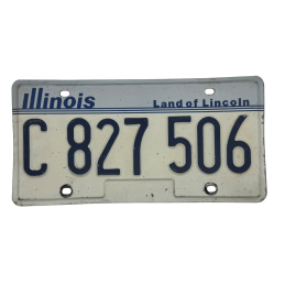 Illinoisi rendszám