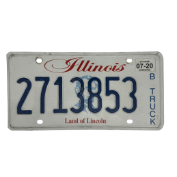 Illinoisi rendszám