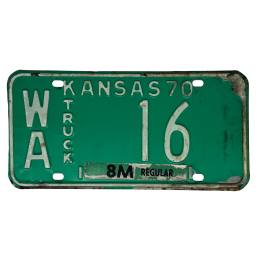 Kansas rendszám