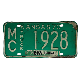 Kansas rendszám