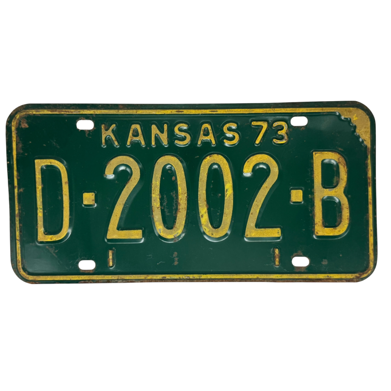 Kansas rendszám