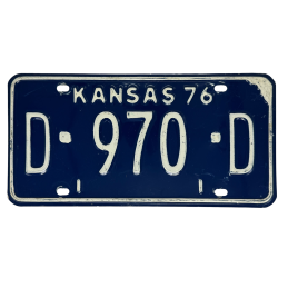 Kansas rendszám