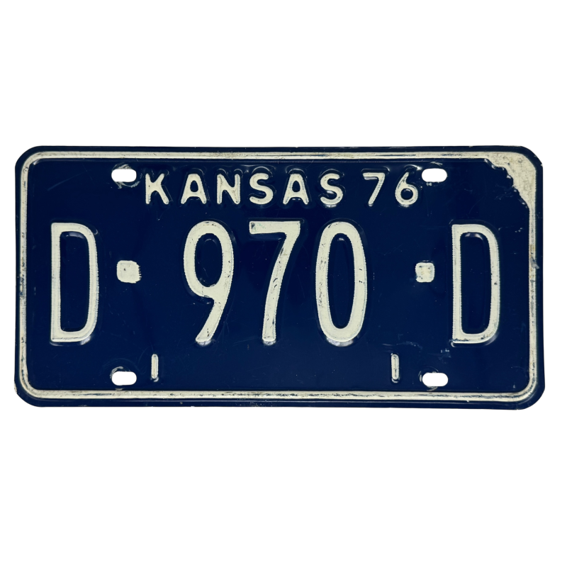 Kansas rendszám