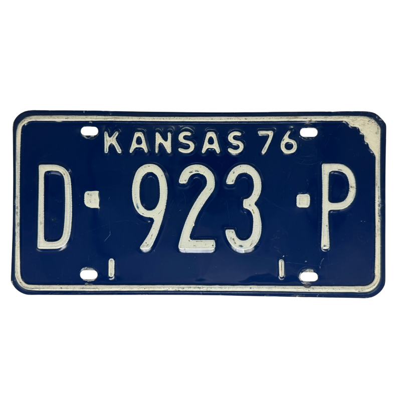 Kansas rendszám