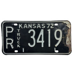 Kansas rendszám