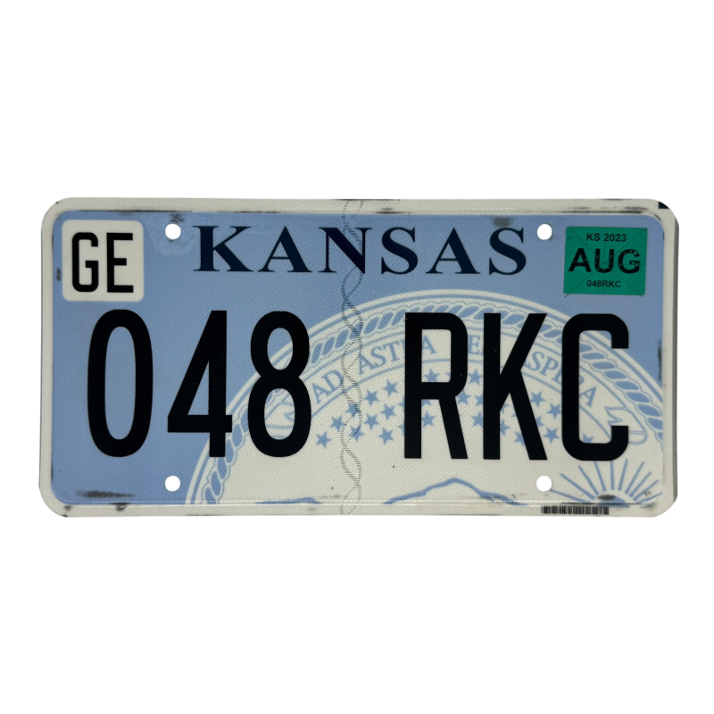 Kansas rendszám