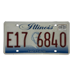 Illinoisi rendszám