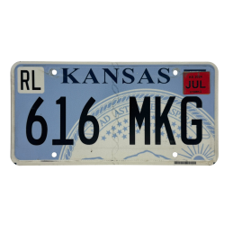 Kansas rendszám