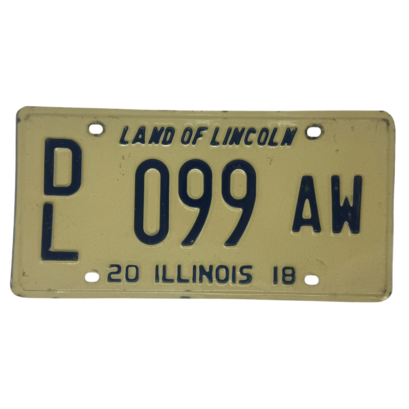 Illinoisi rendszám