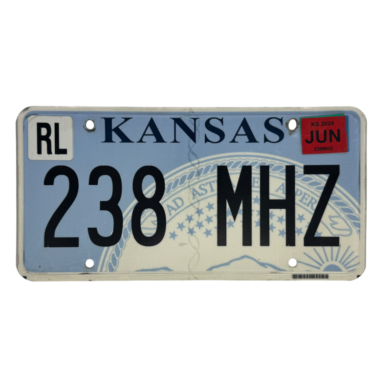Kansas rendszám