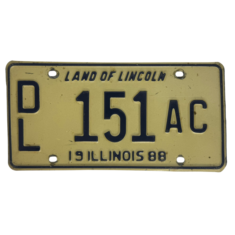 Illinoisi rendszám
