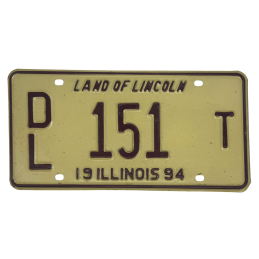 Illinoisi rendszám