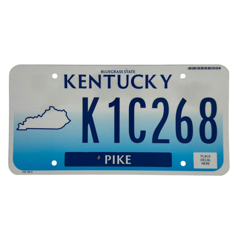 Kentucky rendszám