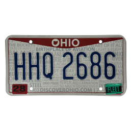 Ohio rendszám
