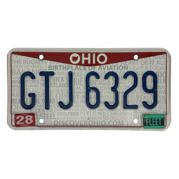 Ohio rendszám