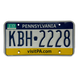Pennsylvania rendszám