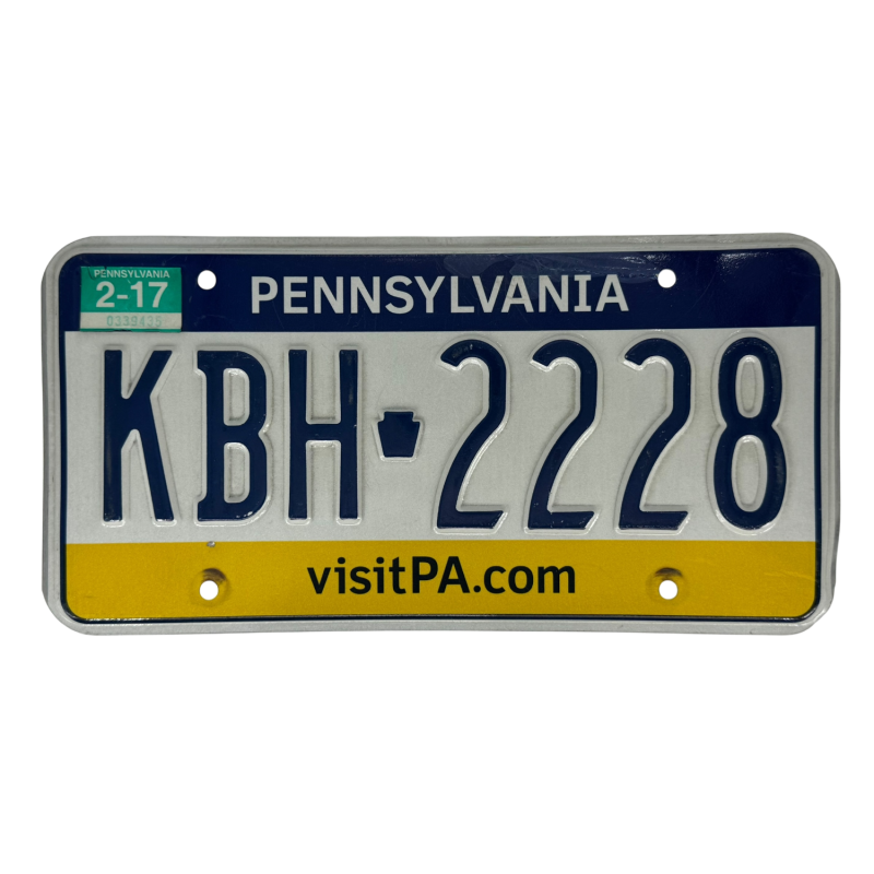 Pennsylvania rendszám