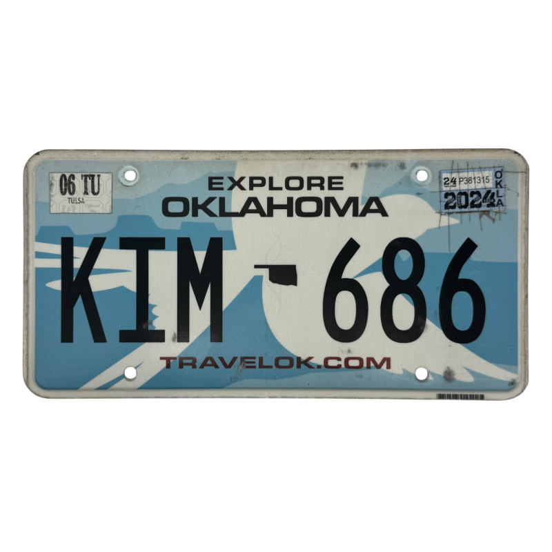 Oklahoma rendszám
