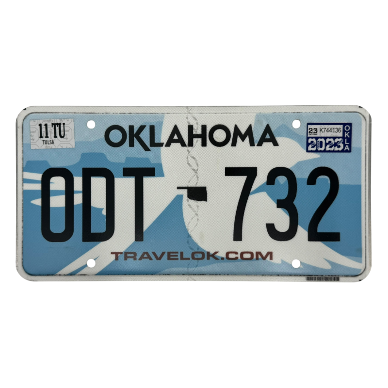 Oklahoma rendszám