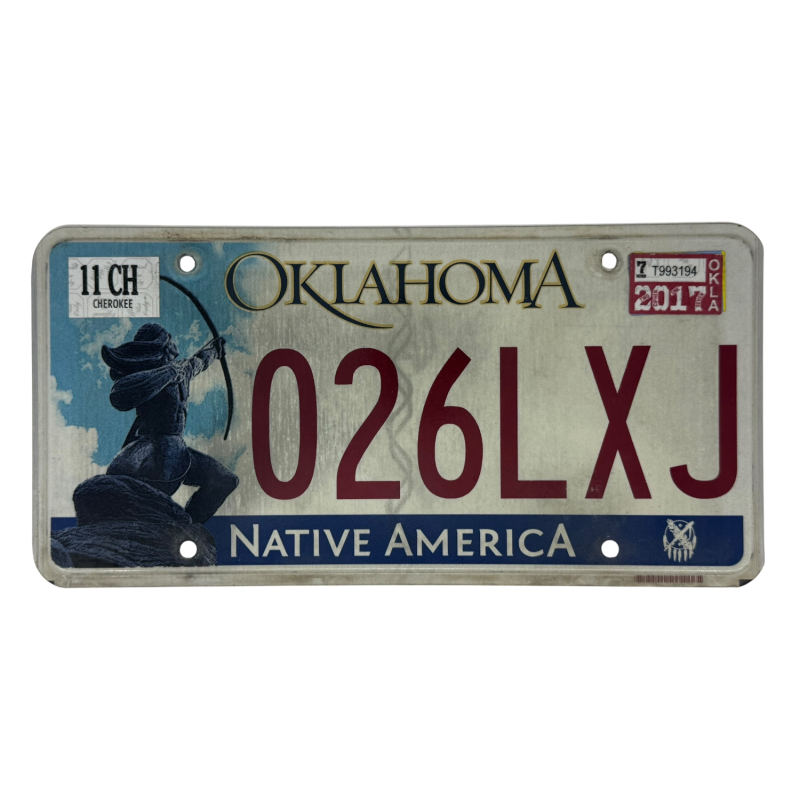 Oklahoma rendszám