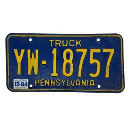 Pennsylvania rendszám