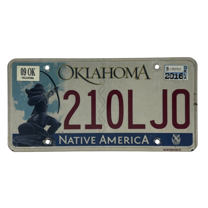 Oklahoma rendszám