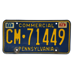 Pennsylvania rendszám