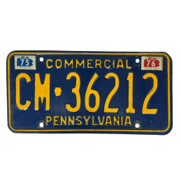 Pennsylvania rendszám