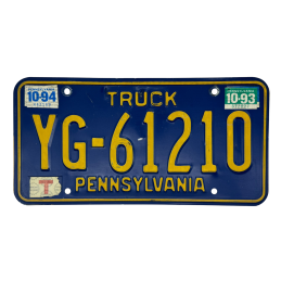 Pennsylvania rendszám