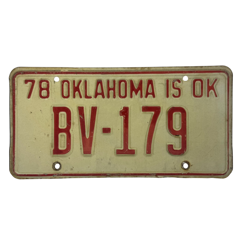 Oklahoma rendszám