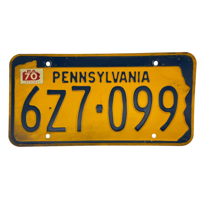 Pennsylvania rendszám