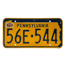 Pennsylvania rendszám