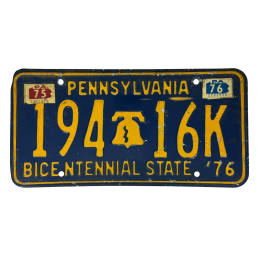 Pennsylvania rendszám