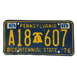Pennsylvania rendszám