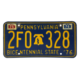 Pennsylvania rendszám