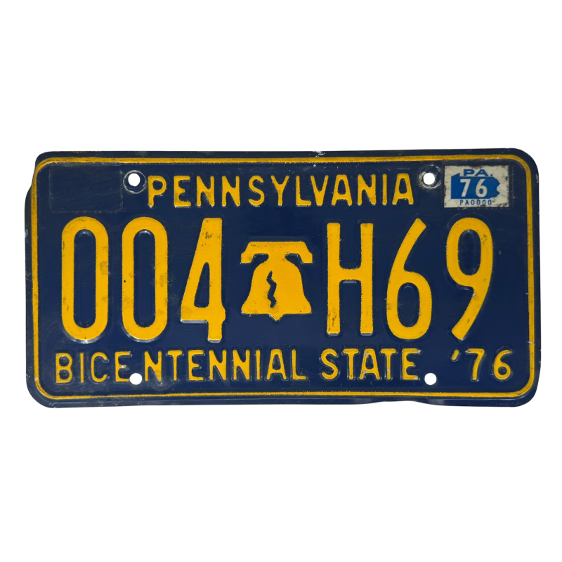 Pennsylvania rendszám