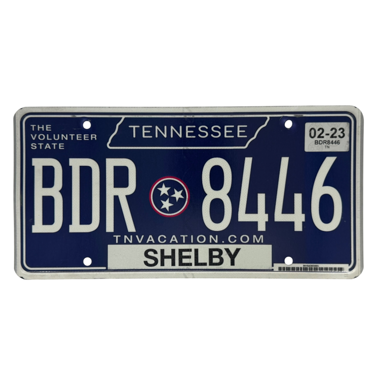 Tennessee rendszám Tennessee rendszám