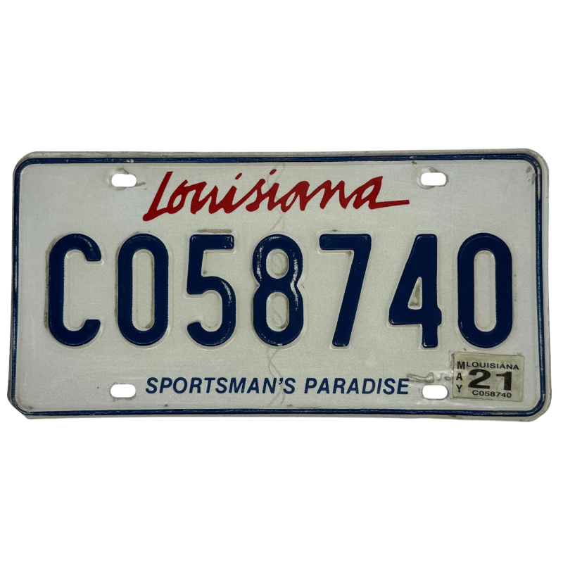 Louisiana rendszám Louisiana rendszám