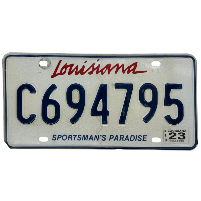 Louisiana rendszám