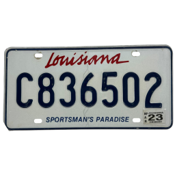 Louisiana rendszám