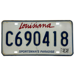 Louisiana rendszám