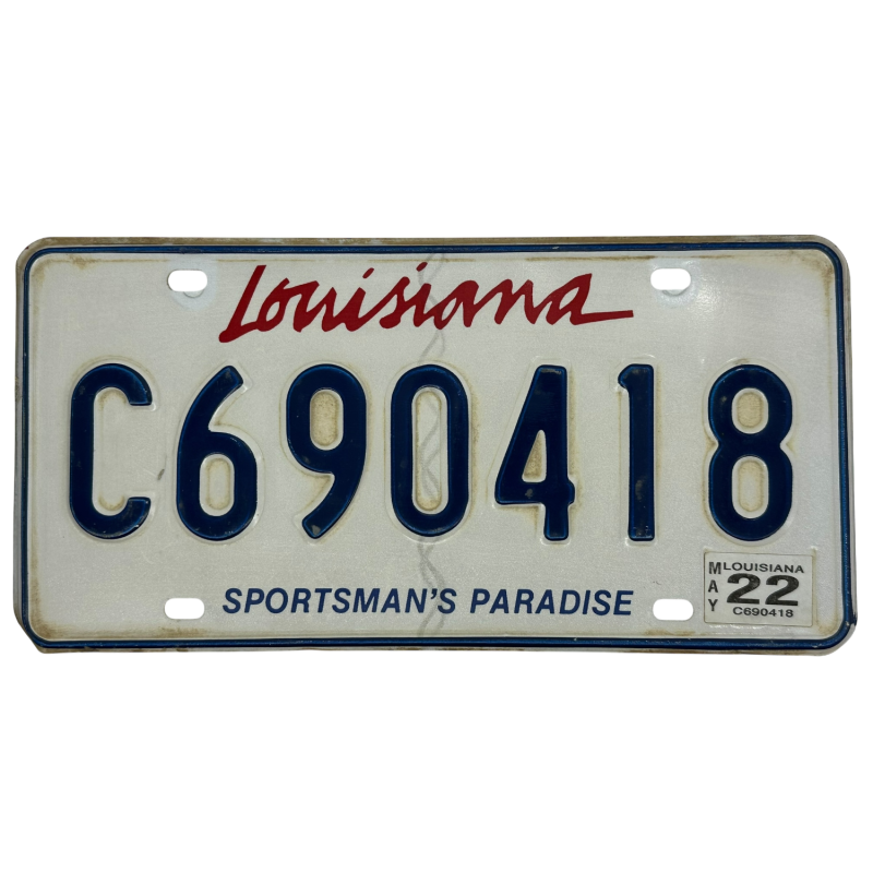 Louisiana rendszám Louisiana rendszám