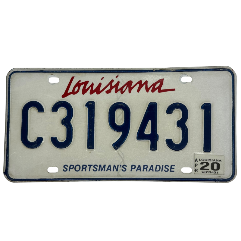 Louisiana rendszám Louisiana rendszám