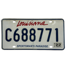 Louisiana rendszám
