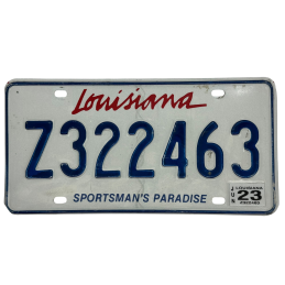 Louisiana rendszám