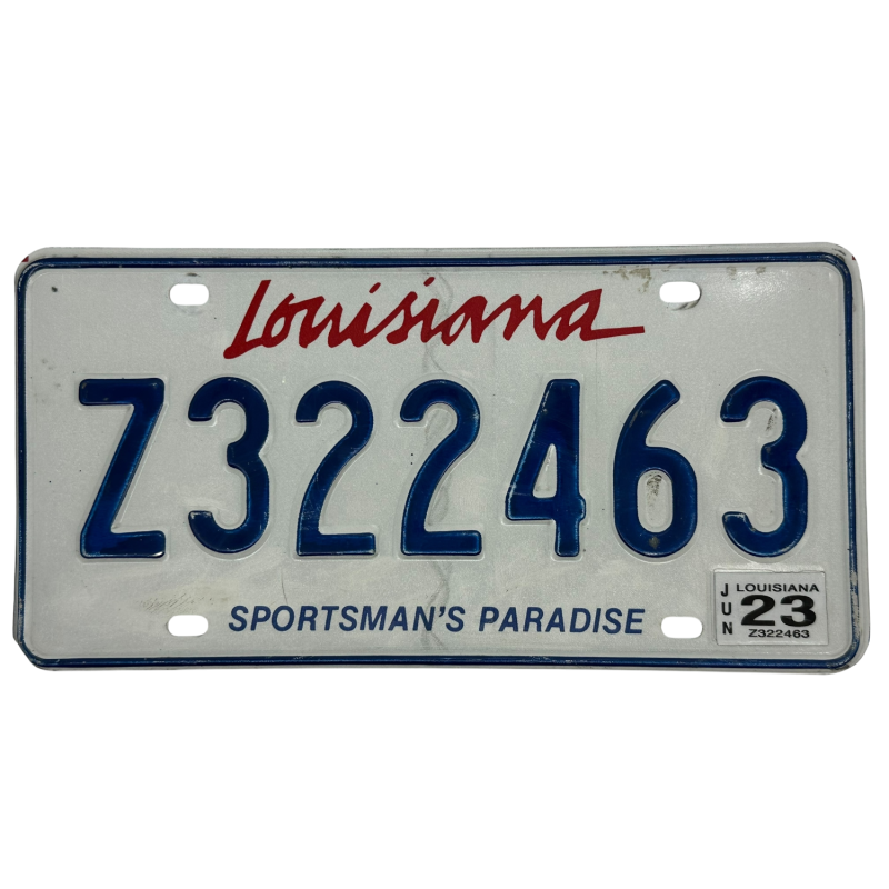 Louisiana rendszám
